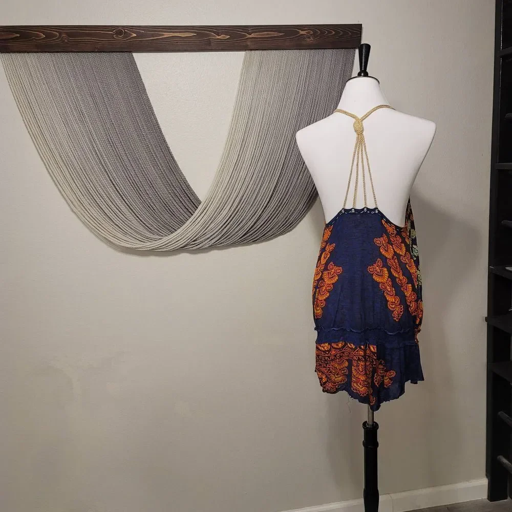 Free People Boho Tank Top Dress Sz S
